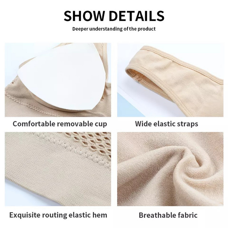 Sutien sport dama yoga aerisire plasa gol fara jante adunat marime mare sutien sport vesta dama