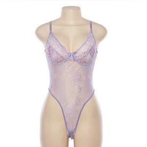 Isiksus Body de vară negru cu tanga, transparent, sexy, pentru femei, din dantelă, plasă albă, fără spate, fără umeri, 2019, pentru femei JS030