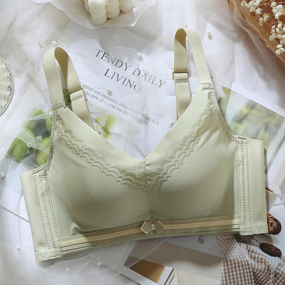 No Steel Ring Seksikas rinnahoidja Lihtne õhuke karv aluspesu Pehme vabaaja hingav korsett koguv longusvastane toru, top naiste rinnahoidja