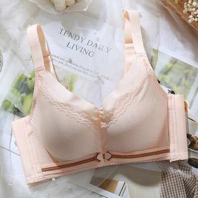 No Steel Ring Seksikas rinnahoidja Lihtne õhuke karv aluspesu Pehme vabaaja hingav korsett koguv longusvastane toru, top naiste rinnahoidja