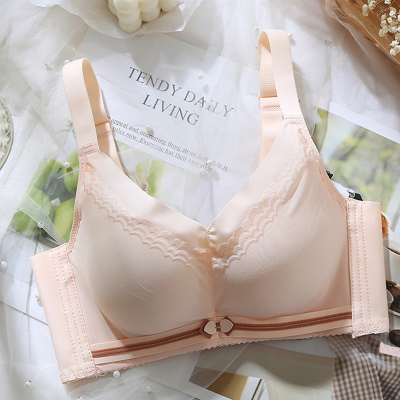 No Steel Ring Seksikas rinnahoidja Lihtne õhuke karv aluspesu Pehme vabaaja hingav korsett koguv longusvastane toru, top naiste rinnahoidja