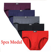 5tk/partii 5XL Modal Meeste Aluspüksid Meeste Aluspüksid Aluspüksid Aluspüksid Meeste lühikesed püksid Bikiinipüksid Mehed Seksikas Solid comfort