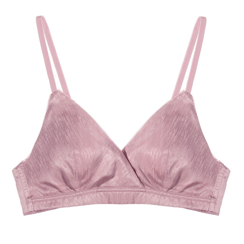 grudnjaci za donje rublje za žene Seksi grudnjak s trokutastim košaricama Bežični tanki bez izbočenih vrhova donje rublje u francuskom stilu