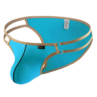 Seksikas püksikott Strong G string bikiinid meeste madala kõrgusega püksid kott Aluspüksid ülimadala pehme pesu veniv aluspesu