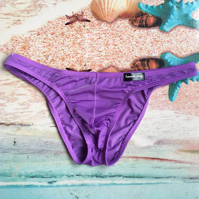 Επώνυμα ανδρικά αναπνεύσιμα εσώρουχα 2020 Ανδρικά μασίφ σλιπ Εξαιρετικά λεπτό μετάξι πάγου Σέξι Half-bag Hip σέξι σώβρακο