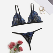 Cămașoare de noapte pentru femei Set de lenjerie vintage pentru femei Sutiene sexy din dantelă Tanga Chiloți Lenjerie de corp transparentă Costume de doamnă pentru femei sexy