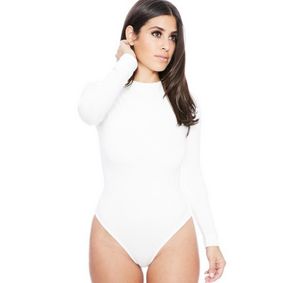 2018. aasta sügistalvine õhuke põhi Body Naiste püksid, pikkade varrukatega, kaelaga, lühikesed kombinesoonid, naisterõivad bodycon, kõhnad bodyd