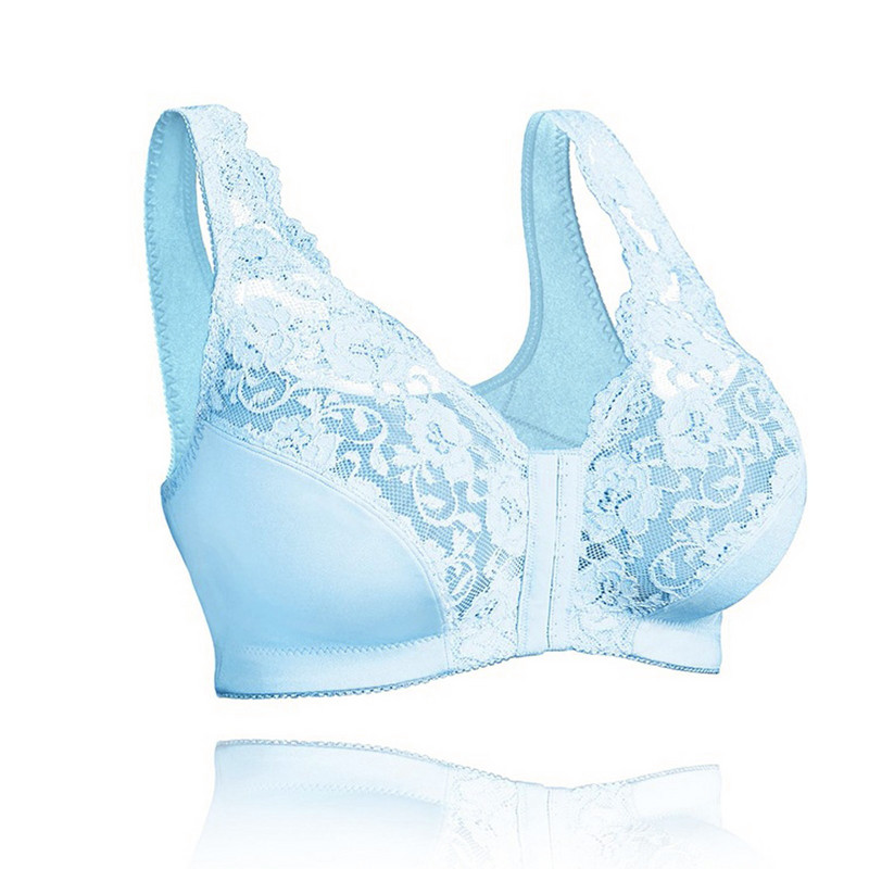 Sutiene nou respirabil cu nasturi în față, prietenos cu pielea, femei confortabile, cu impact mare, sutien de dimensiuni mari, lenjerie de corp confortabilă, subțire, la modă#20