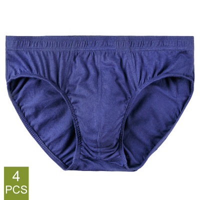 4 buc/lot Cele mai ieftine 100% bumbac slip pentru bărbați lenjerie de corp pentru bărbați de dimensiuni mari Chiloți XL-5XL lenjerie sexy respirabilă pentru bărbați