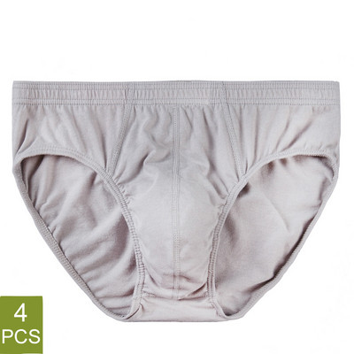 4 buc/lot Cele mai ieftine 100% bumbac slip pentru bărbați lenjerie de corp pentru bărbați de dimensiuni mari Chiloți XL-5XL lenjerie sexy respirabilă pentru bărbați