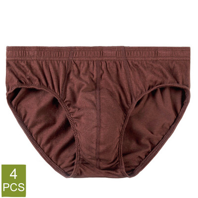 4 buc/lot Cele mai ieftine 100% bumbac slip pentru bărbați lenjerie de corp pentru bărbați de dimensiuni mari Chiloți XL-5XL lenjerie sexy respirabilă pentru bărbați