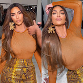 AVV Body sexy din plasă cu ochiuri de top cu mâneci lungi, de bază, cu mâneci lungi, bodycon pentru femei, body dintr-o bucată, îmbrăcăminte de primăvară 2021