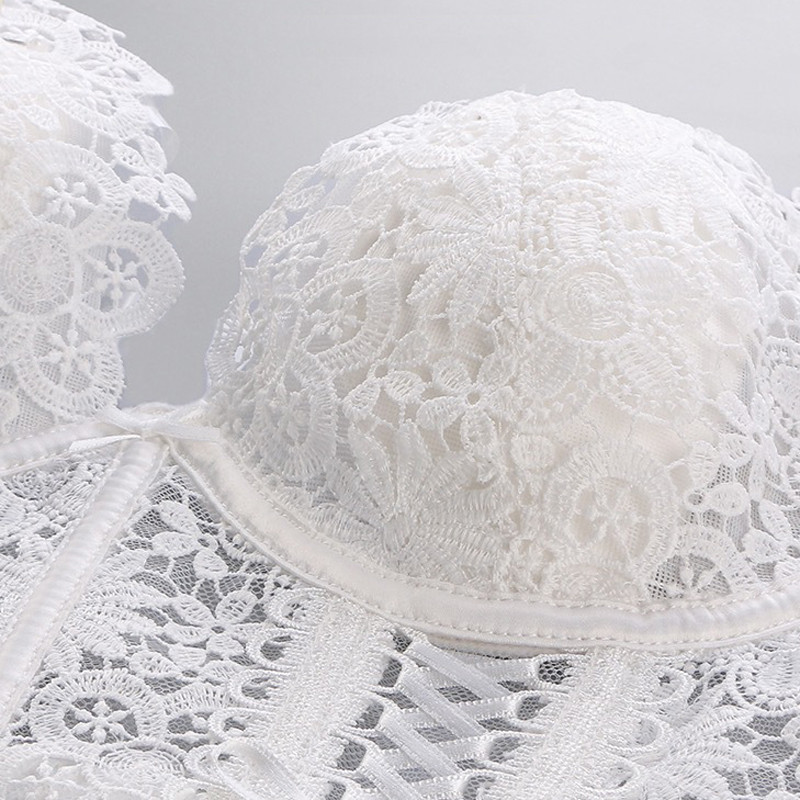 TERMEZY Set de lenjerie ultra subțire de sutien din dantelă franțuzească Lenjerie de corp sexy pentru femei Sutien subțire de modă Set sutien și chiloți Push Up