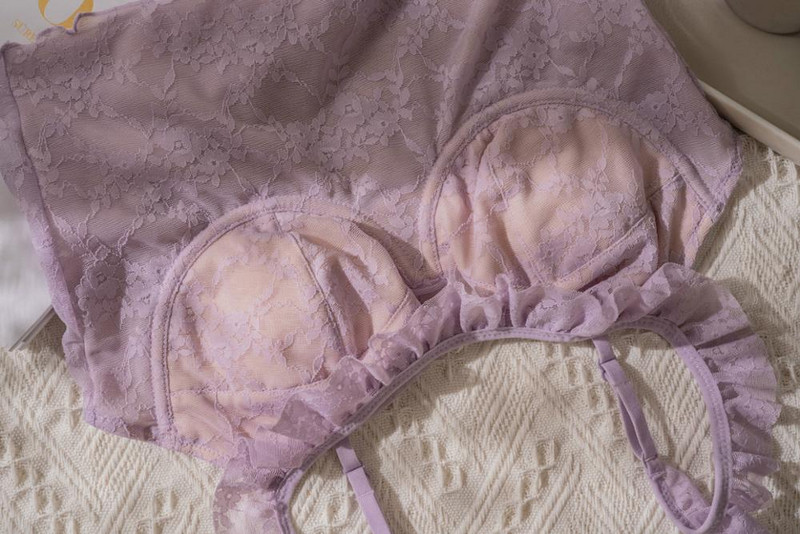 Sutien din dantelă pentru femeie în afara vestei Lenjerie de damă sexy lenjerie de dantelă pentru femei lenjerie de corp bralette subțire de nuntă haine de acasă pentru mireasa pânză