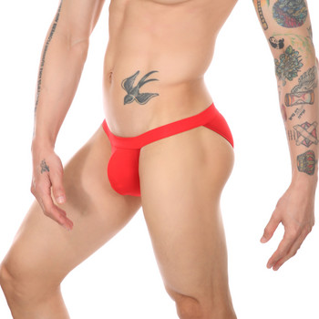 CLEVER-MENMODE Мъжко бельо Modal Briefs Секси мини долни гащи Бельо Bulge Pouch Hombre Slips High Fork Panties Bikini