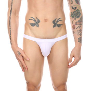 CLEVER-MENMODE Мъжко бельо Modal Briefs Секси мини долни гащи Бельо Bulge Pouch Hombre Slips High Fork Panties Bikini