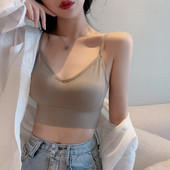 Ženski sportski grudnjak za leđa Brzo sušeći podstavljeni otporan na udarce Gym Fitness Trčanje Sportski grudnjaci Push Up grudnjaci Sportski grudnjak Crop Top