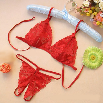 Fashion Sexy Dantela Transparentă Femeie Open File Tentation Trei Puncte Femei Sex Lenjerie Intima Crotch Deschidere Costum