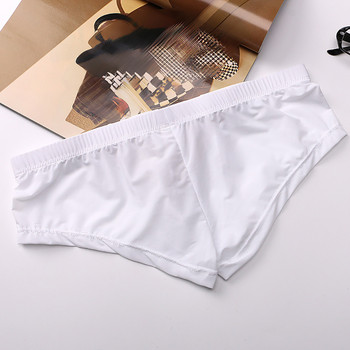 Ανδρικά εσώρουχα Ice Silk Boxer αναπνεύσιμα σέξι ανδρικά εσώρουχα μπόξερ T-back Ultra-thin 2021 Νέο