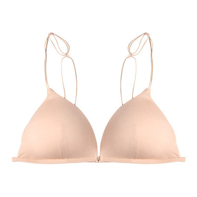 Franceză Europeană Și Americană Lenjerie de corp din spate Set sutien cu cataramă în față Cupă triunghiulară Sutien pentru studentă tânără Doamnă fără inel de oțel Sexy