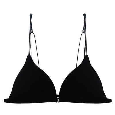 Franceză Europeană Și Americană Lenjerie de corp din spate Set sutien cu cataramă în față Cupă triunghiulară Sutien pentru studentă tânără Doamnă fără inel de oțel Sexy