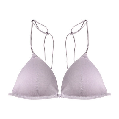 Franceză Europeană Și Americană Lenjerie de corp din spate Set sutien cu cataramă în față Cupă triunghiulară Sutien pentru studentă tânără Doamnă fără inel de oțel Sexy