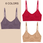 Γυναικείο Active Bra Tube Top Βαμβακερό Γυναικείο Push Up Λεπτά σέξι εσώρουχα γυμναστικής χωρίς ραφή Εσώρουχα Μαλακό Brassiere Bandeau Top Tank XL