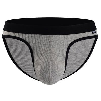 Lenjerie de corp cu furcă înaltă pentru bărbați Slip U-Pouch Modal Trunchi moale Pantaloni scurți Chiloți respirabili Elastic Lenjerie Slip Hombre