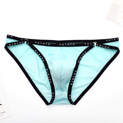 Seksualūs apatiniai vyriški kelnaitės Vyriškos ledinės šilko apatinės kelnaitės.