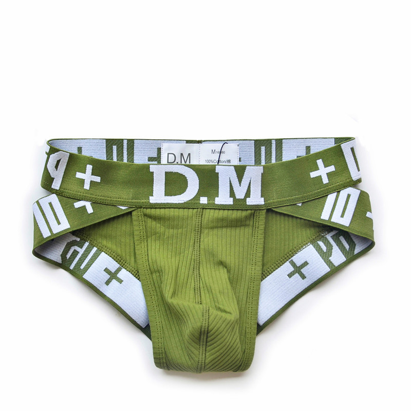 E συμπαθή νέα νεανικά γράμματα ανδρικά εσώρουχα μόδα σέξι άνετα βαμβακερά σλιπ που αναπνέουν