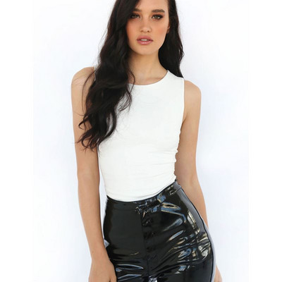 Ljetni pamučni bodi bez leđa Ženska odjeća na vezanje seksi majica bez rukava kombinezoni kombinezoni sa steznikom