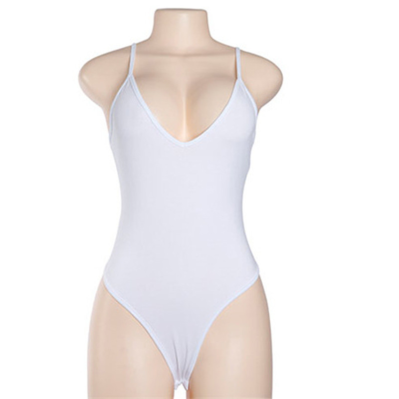 Μαύρο σέξι κορμάκι Γυναικείο Σέξι Rompers Σπαγγέτι λουράκι Αμάνικο Body Combinaison Γυναικείες φόρμες 2017