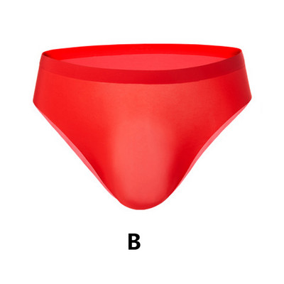 Ice Silk Seamless Ανδρικά Σλιπ Υπερλεπτά Διαφανή Σέξι Ανδρικά Λεπτά Σώβρακα Χαμηλής Μέσης Μπικίνι Cool Ανδρικά Εσώρουχα