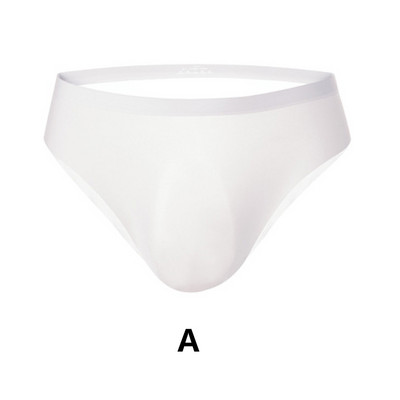Ice Silk Seamless Ανδρικά Σλιπ Υπερλεπτά Διαφανή Σέξι Ανδρικά Λεπτά Σώβρακα Χαμηλής Μέσης Μπικίνι Cool Ανδρικά Εσώρουχα