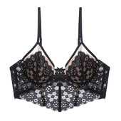 Francusko donje rublje od riblje kosti cvjetni ultratanki čipkasti grudnjak hlače sakupite seksi donje rublje u velikom grudnjaku gaćice protiv opuštanja