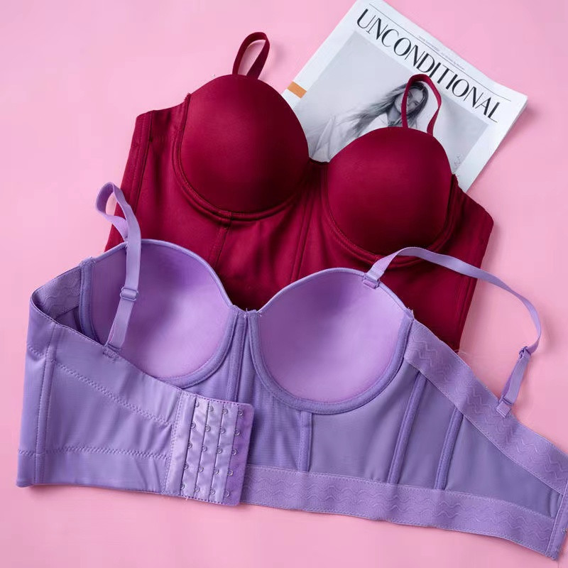 Camoș sexy cu pernă de piept inel de oțel îmbrăcăminte de exterior lenjerie de corp cu tub înfășurat lenjerie de corp îmbrăcăminte de exterior cu un singur umăr.