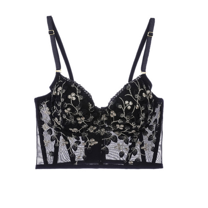 Vezeno push up donje rublje nabrana vjenčanica bez leđa nevidljivi grudnjak sujetador seksi ženska vanjska odjeća