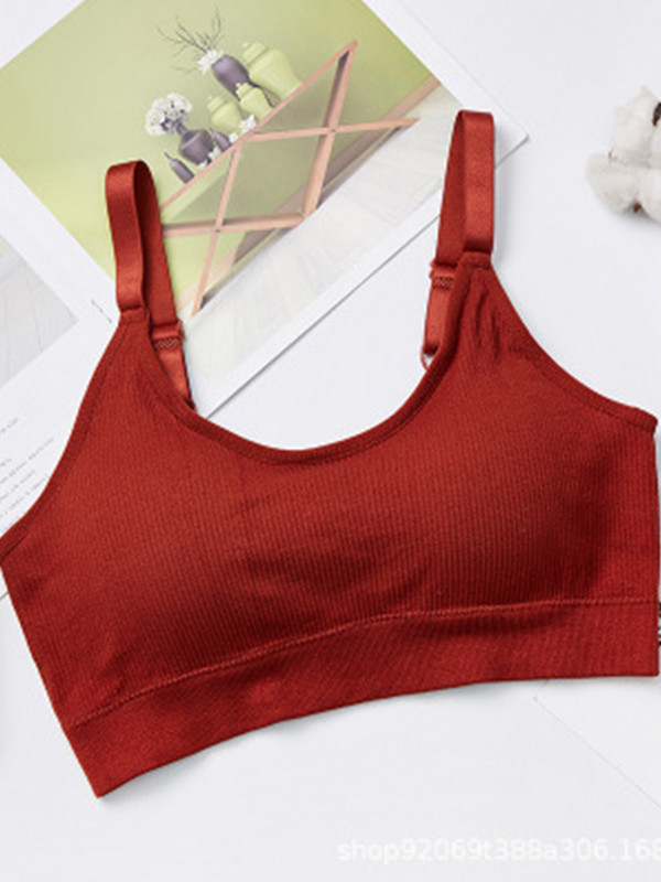 Vestă fără cusături Sutien Topuri Slim New Crop Top fără inel de oțel Ladies Slim Vest Top