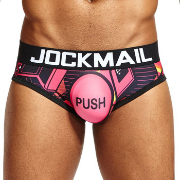 JOCKMAIL Brand Sexy Mens Underwear Briefs calzoncillos hombre slips printed calcinha Cueca бельо Мъжки бикини