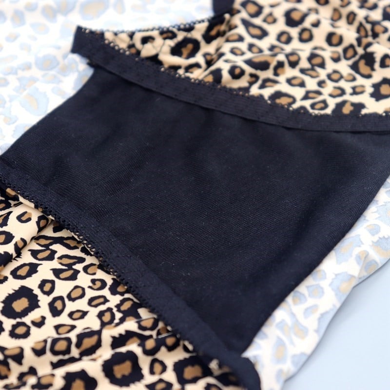 Σετ εσώρουχα Softrhyme Sexy Leopard Γυναικεία Σετ σουτιέν Full Cup Minimizer Σετ εσώρουχα DEFG Cup δαντέλα Σετ ρούχων ύπνου