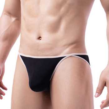 Секси бельо Мъжки слипове Мъжки меки долни гащи Jockstrap Man Solid U Pouch Sissy Panties Cuecas Дишащи бикини Мъжко бельо