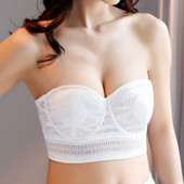 Olkaimeta rinnahoidjad Naistele Tube Top BH Pulmakleit Suvine Õmblusteta Must Bralette Suures suuruses Nähtamatu rinnahoidja Tüdruk