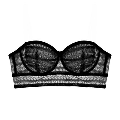 Olkaimeta rinnahoidjad Naistele Tube Top BH Pulmakleit Suvine Õmblusteta Must Bralette Suures suuruses Nähtamatu rinnahoidja Tüdruk