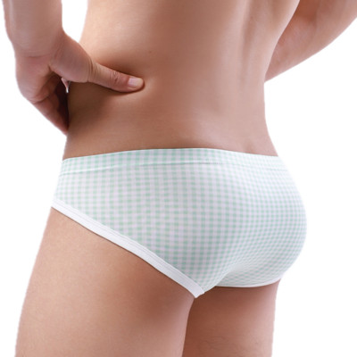 WIDYZON Lenjerie sexy pentru bărbați Slip pentru bărbați Jockstrap Chiloți în carouri cu uscare rapidă Lenjerie intima Slip bikini pentru bărbați Lenjerie masculină Cueca