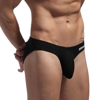 JOCKMAIL Секси бельо Мъжки гащи Мъжки гащи Penis Big Pouch Panties Cotton Bikini Brief Cueca Hombre Дишащи гащи