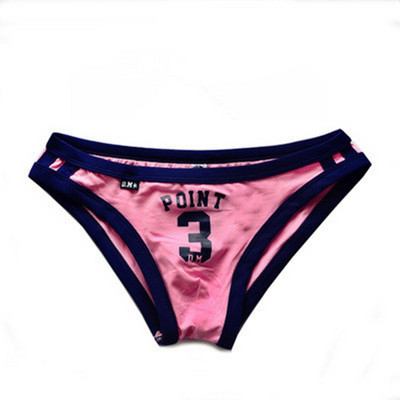 E simpatic vară caractere litere lenjerie bărbătească bumbac talie joasă slip respirabil sexy