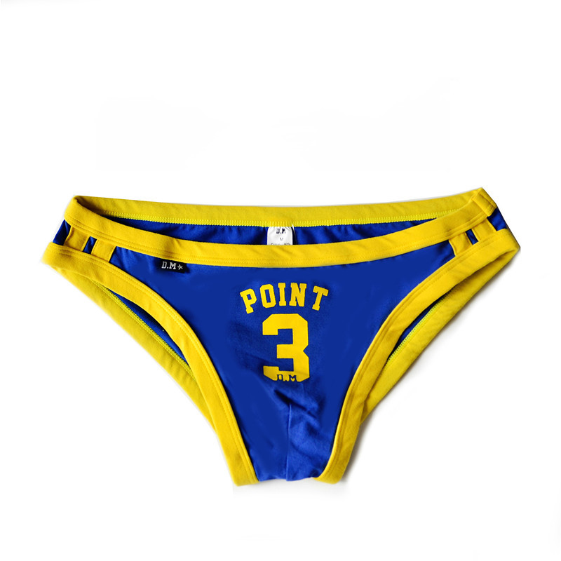 E simpatic vară caractere litere lenjerie bărbătească bumbac talie joasă slip respirabil sexy