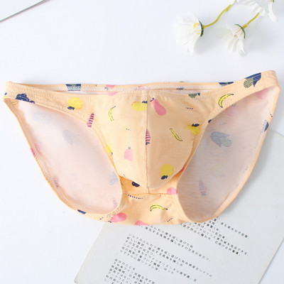 Aluspüksid Meeste Madala vöökohaga aluspüksid Seksikad puuvillased mugavused loomad trükitud venivad hingavad aluspüksid meeste kumer kott aluspüksid