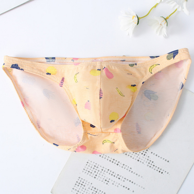 Aluspüksid Meeste Madala vöökohaga aluspüksid Seksikad puuvillased mugavused loomad trükitud venivad hingavad aluspüksid meeste kumer kott aluspüksid