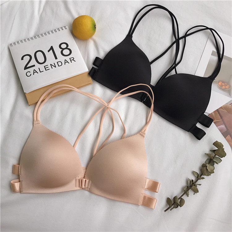 Sutien fără cusături Femei Bumbac Moale Confort Lenjerie intima fără sârmă Sutien Push Up Lenjerie elastică